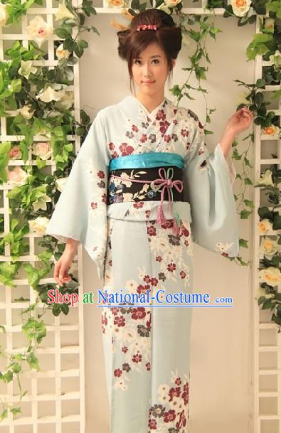 Japanese Kimono Dress Complete Set