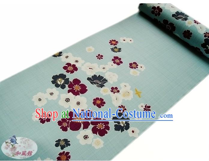 Traditional Japanese Kimono Dress Fabric