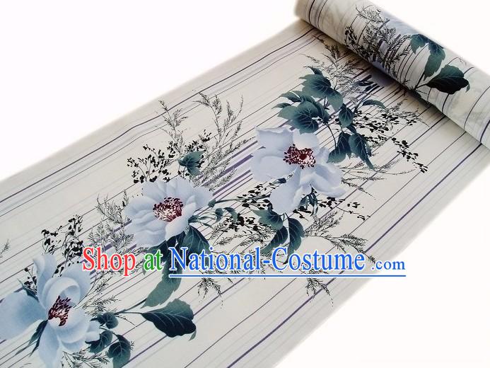 Traditional Japanese Kimono Fabric