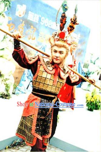 Monkey King Headdress and Hands Fur