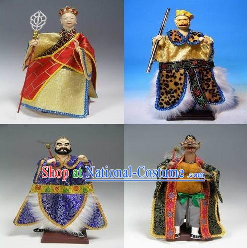 Chinese Handmade Journey to West Four Puppets Set