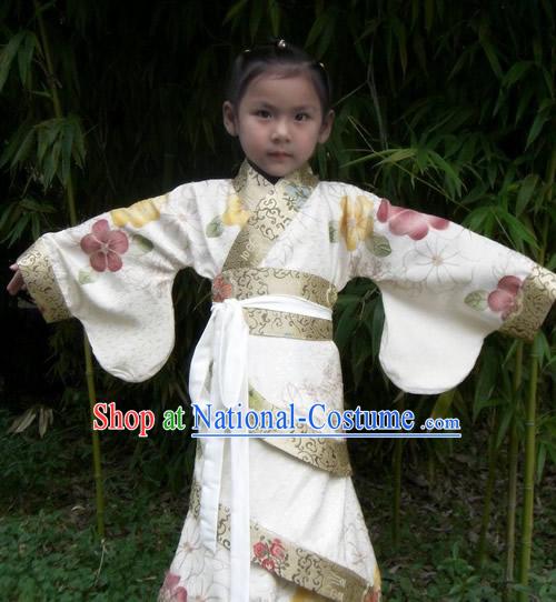 Ancient Chinese Children Birthday Dress for Girls