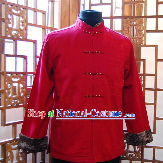 Chinese Traditional Wedding Tang Blouse for Men