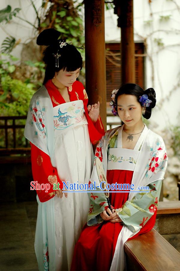 Ancient Tang Dynasty Clothing Complete Set