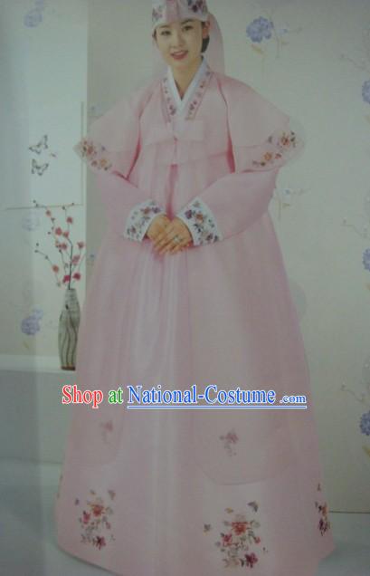 Traditional Korean Wedding Dress Hanbok Set for Bride