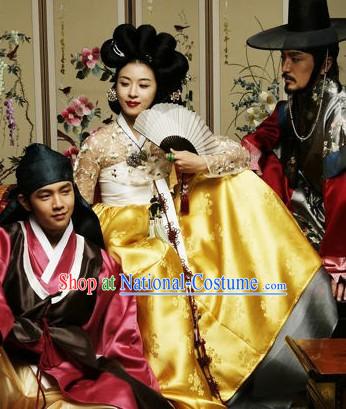 Korean Hwang Jin Yi Hanbok Costume Complete Set