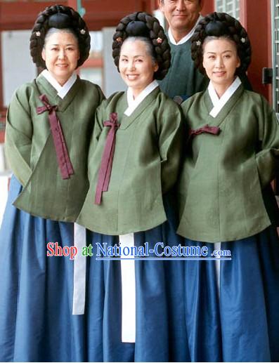 Ancient Korean Working People Costume