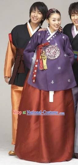 Ancient Korean Anniversary Hanbok for Couple