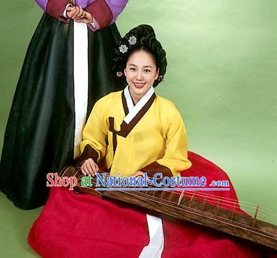 Ancient Korean Palace Dance Costumes Set