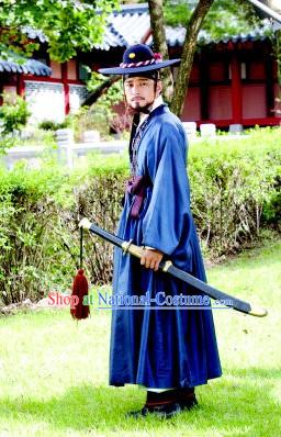 Ancient Korean Palace Official Costumes Set