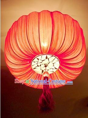 Chinese Handmade Large Lotus Ceiling Lantern