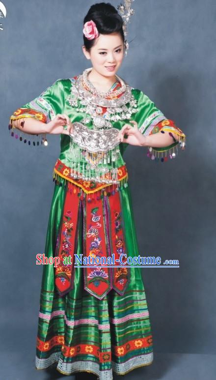 China Miao Tribe Festival Costume Complete Set