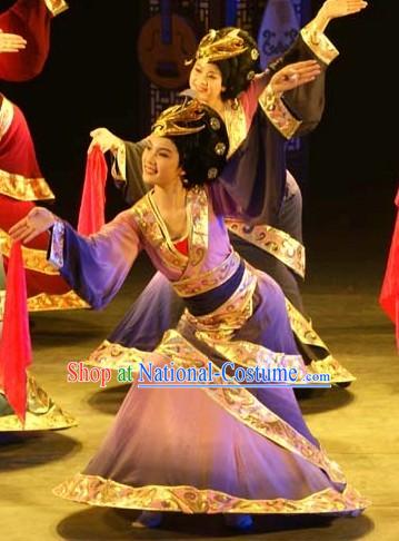 Chinese Palace Dance Costume Complete Set