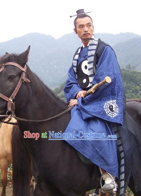 Chinese Wudang Mountain Taoist Master Tai Ji Robe Set