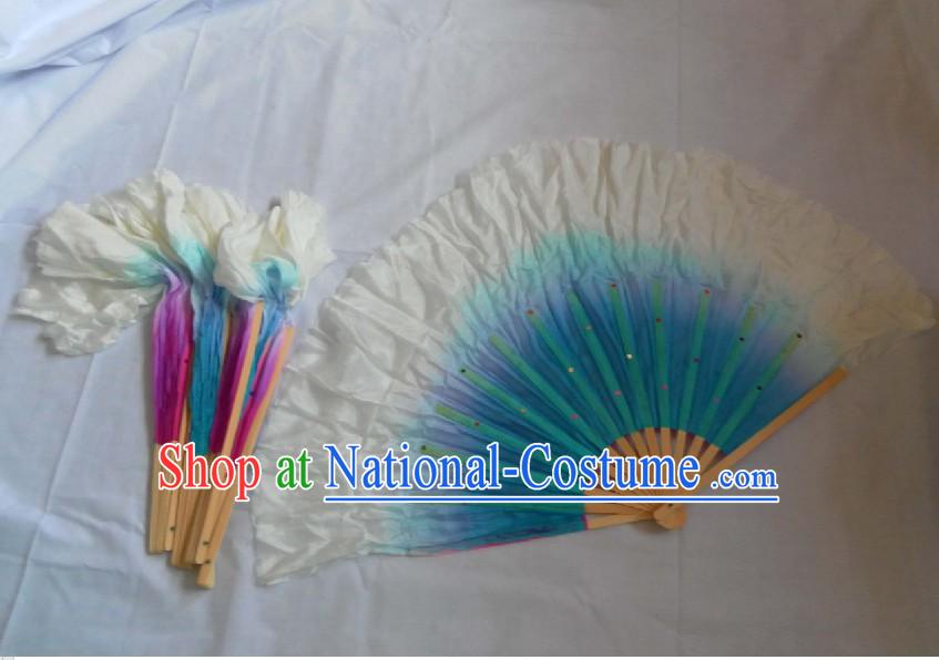 Two Colour Double Sides Chinese Traditional Hand Fans