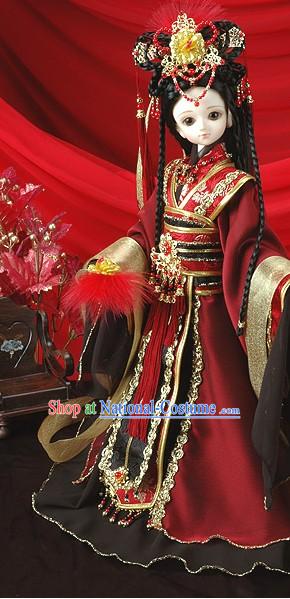 Supreme Chinese Classical Princess Long Costumes Complete Set