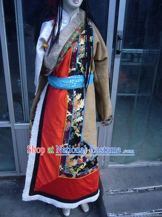 Traditional Tibetan Robe for Men