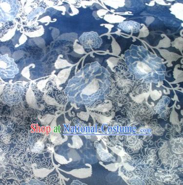Chinese Classical Flower Silk Fabric