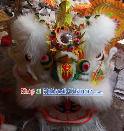 Chinese Classical Phoenix Fut San Lion Dance Costumes Complete Set