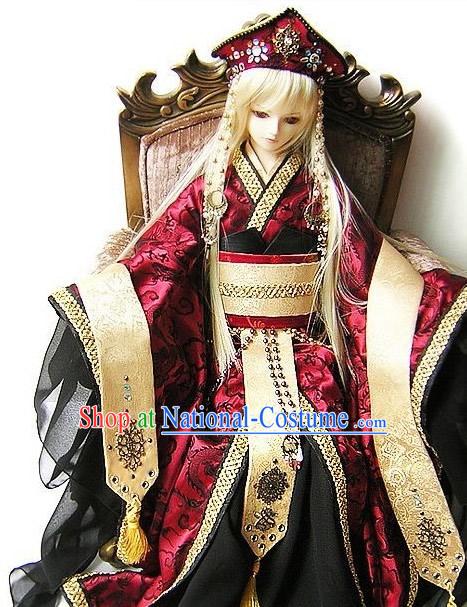 Traditional Japanese Emperor Costume Complete Set