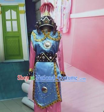 Hua Mulan Warrior Armor Costume Complete Set