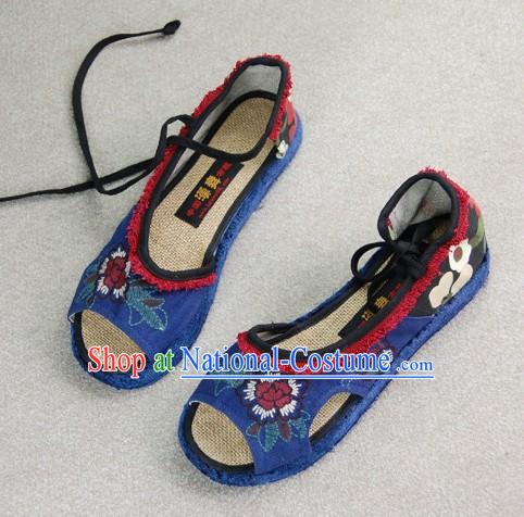 Chinese Traditional Embroidered Summer Sandals