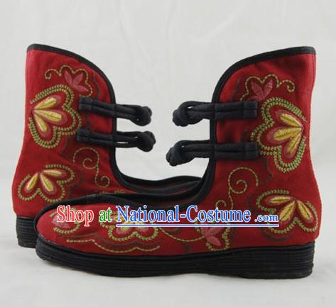 Chinese Folk Han Dynasty Shoes