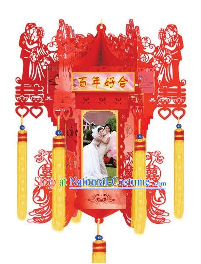 Custom Your Wedding Photo on Palace Lantern