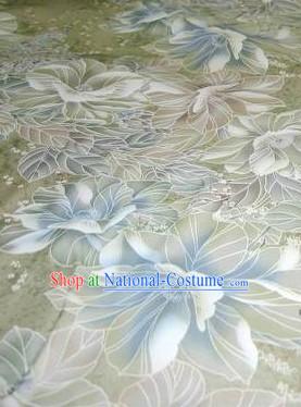 Chinese Traditional Flower Silk Fabric