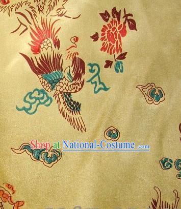 Traditional Chinese Dragon Phoenix Silk Fabric