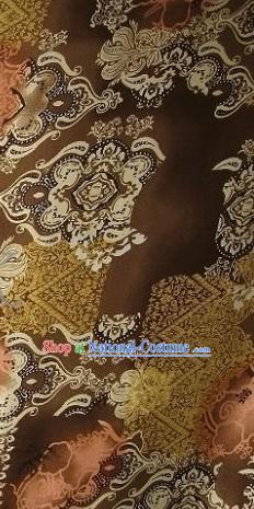 Chinese Pure Silk Ancient City Fabric