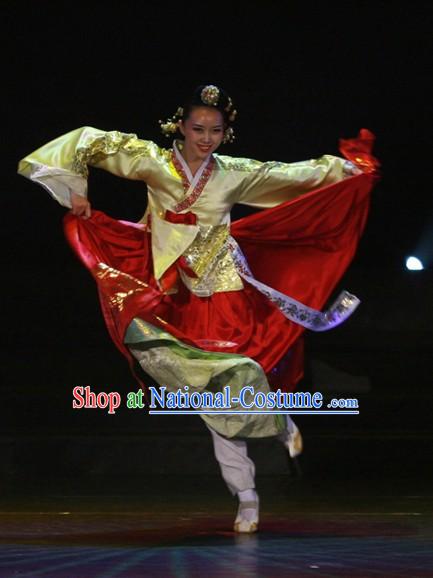 Traditional Korean Dance Costumes Complete Set