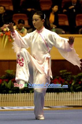 Chinese Professional Silk Tai Chi Clothing Complete Set