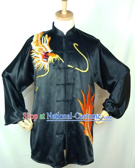 Chinese Dragon Embroidery Martial Arts Competition Uniform