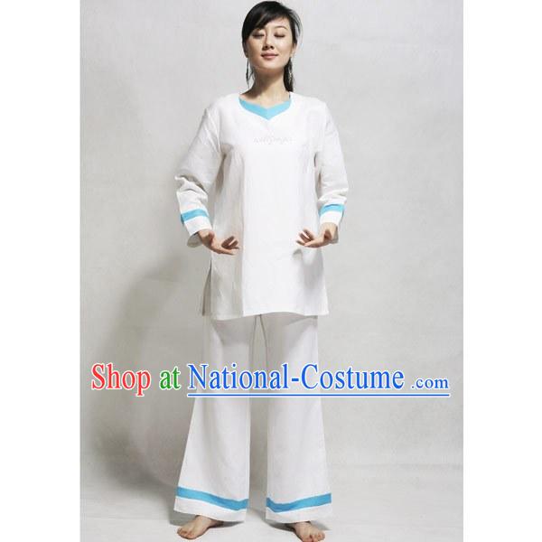 Chinese Flax Tai Chi Uniform