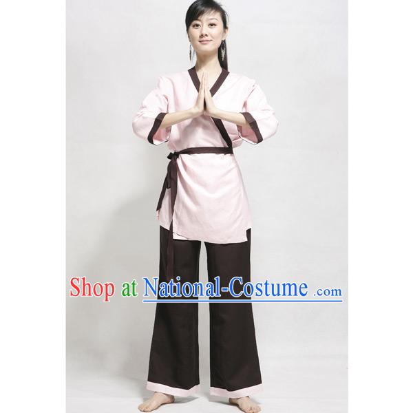 Chinese Flax Tai Chi Kung Fu Suit for Women