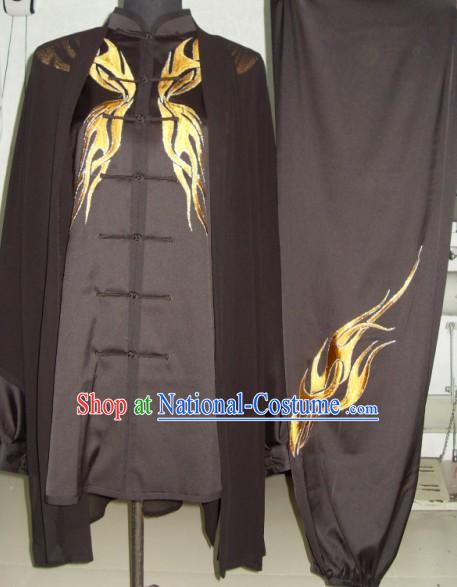 Chinese Butterfly Embroidery Kung Fu Suit Complete Set