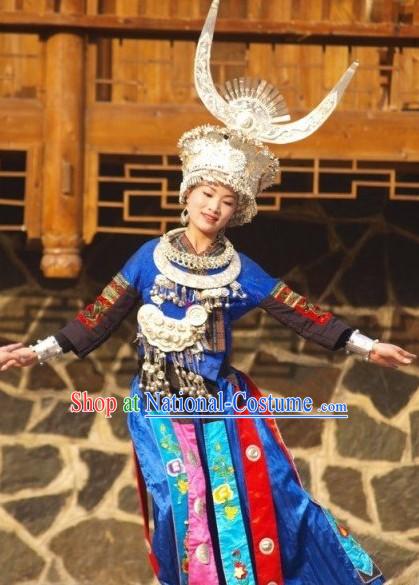 Chinese Miao Minority Dance Costume Complete Set