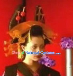 Japanese Classical Geisha Wig Set