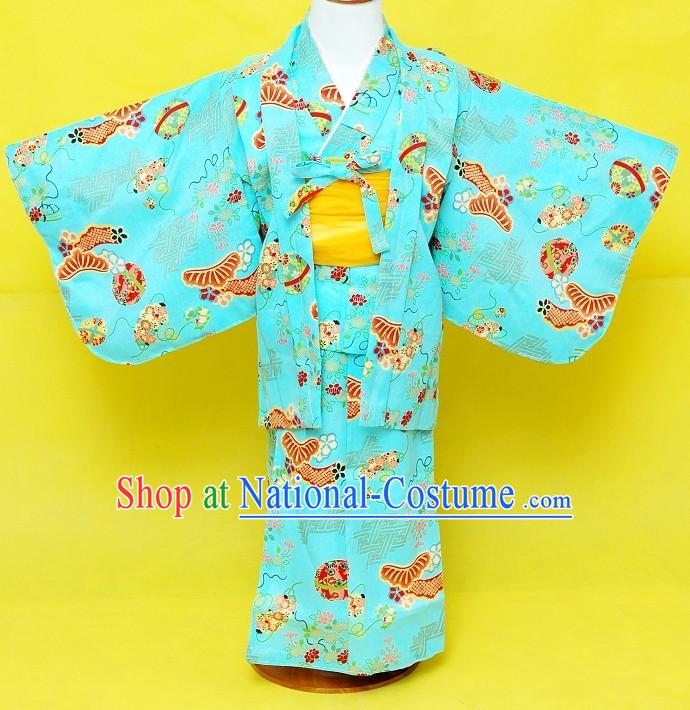 Traditional Japanese Kimono Complete Set for Children