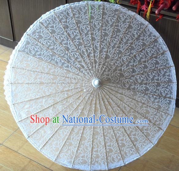 Romantic Wedding Bamboo Lace Umbrella