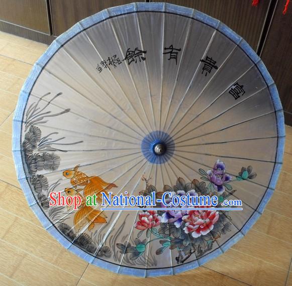 Chinese Traditional Painting Display Umbrella