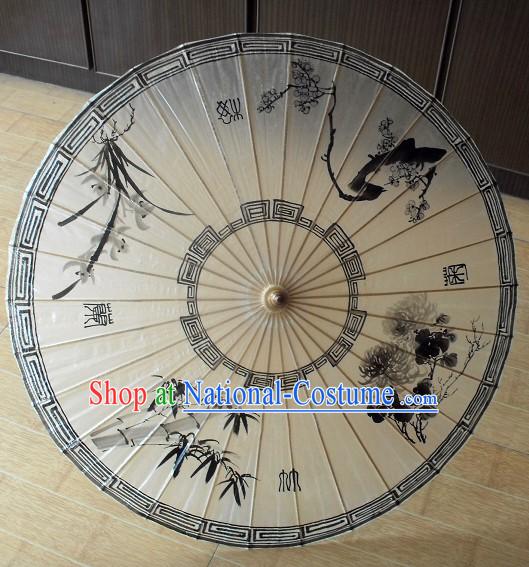 Chinese Traditional Oil Painting Umbrella