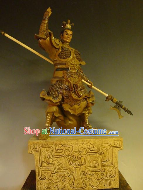 Three Kingdoms Shiwan Ceramic Sculpture Figurine