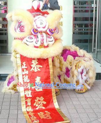 Traditional Kung Fu Martial Arts  Lion Dance Costume Complete Set