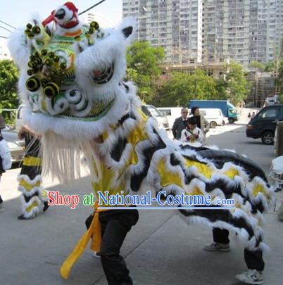 Competition and Parade Chinese Southern Lion Dance Costumes Complete Set