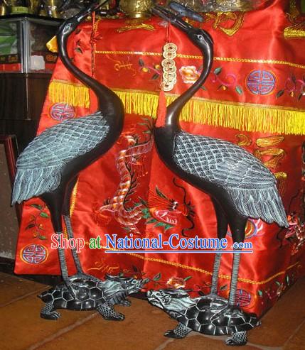 Chinese Classical Bronze Crane Collectible