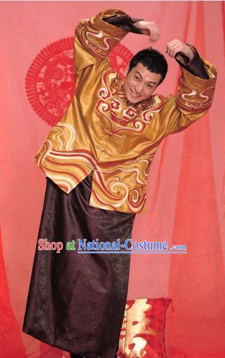 Chinese Classic Wedding Ceremony Dress for Bridegrooms