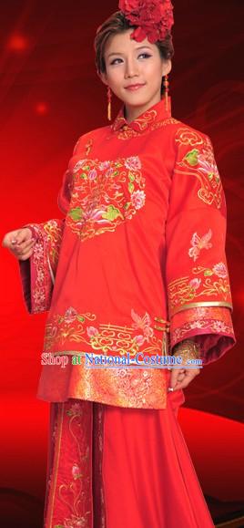 Chinese Classic Ceremonial Wedding Dress for Women