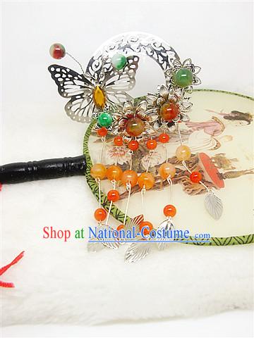 Traditional Chinese Handmade Butterfly Hair Jewelry